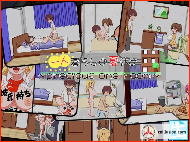 一个人生活的暑假 一人暮らしの夏休み [AI汉化] [PC] [SLG/汉化/动态/白虎JK] [1G/FM/百度]