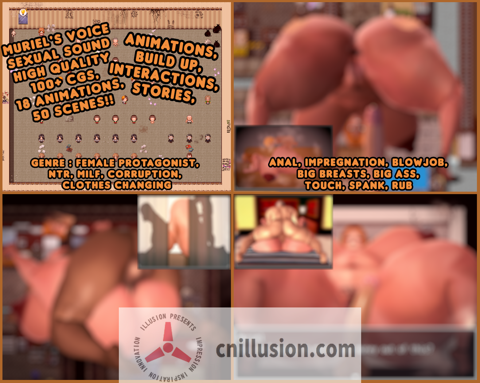 [RPG/汉化/NTR新作] 朱镇穆丽尔故事/Juuj Town Muriel Story AI汉化 [1.2G/FM/WY]