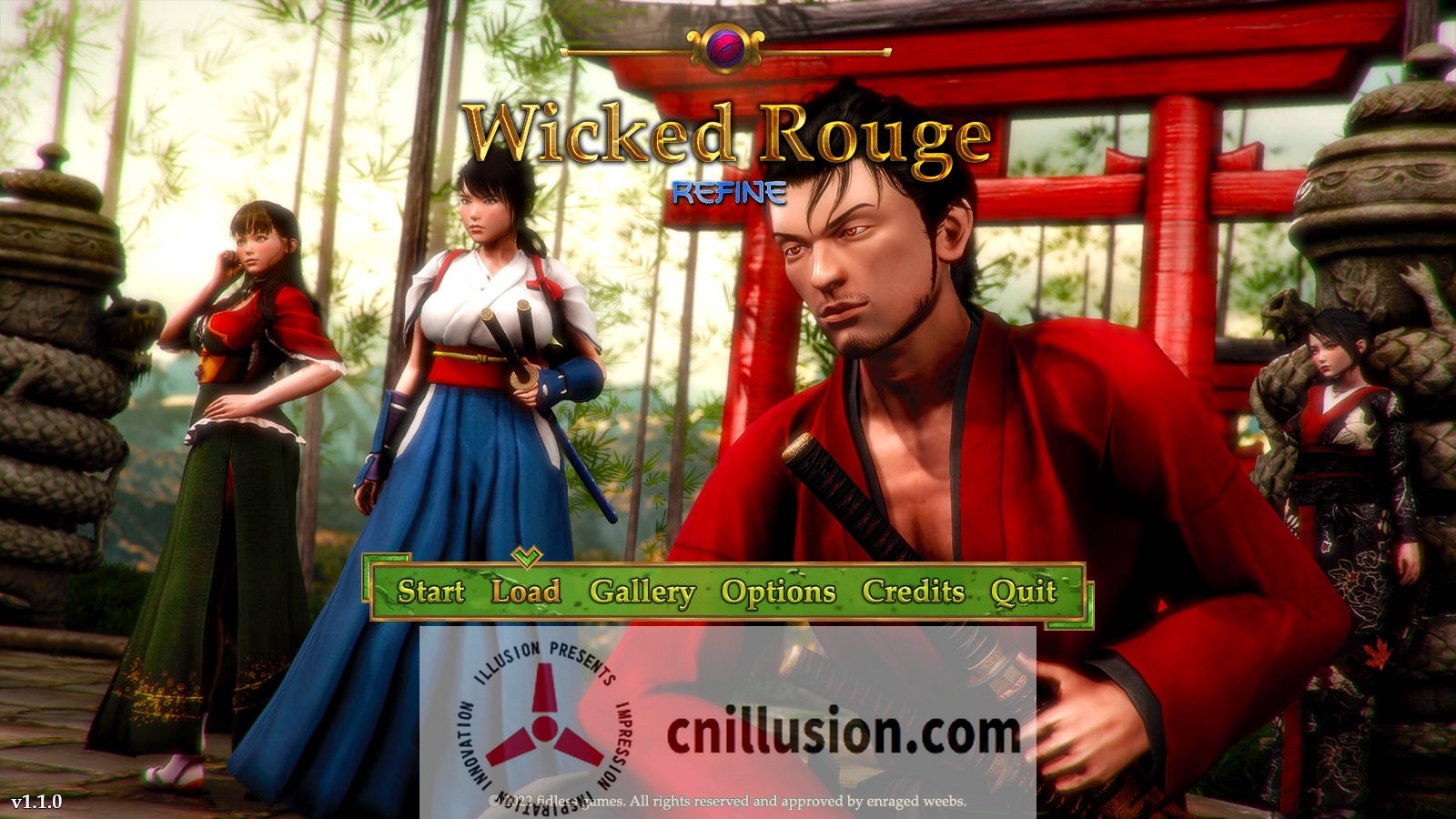 [SLG/汉化/动态] 邪恶胭脂/Wicked Rouge REFINE Ver1.1.0 AI汉化 [1.4G/FM/WY]