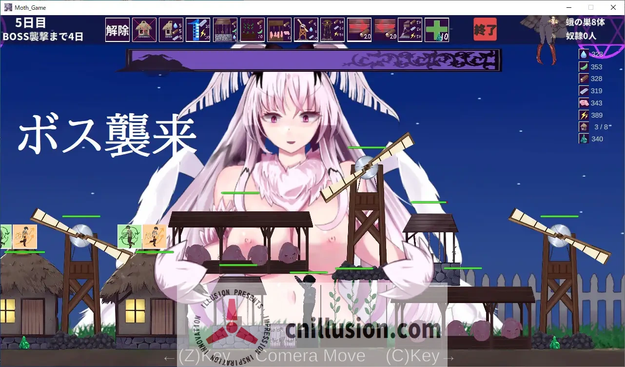 [塔防/SLG/动态]飞蛾的产卵期～最后的村庄～蛾の産卵期～最後の村～V1.1 正式版 [FM/百度/2.7G]