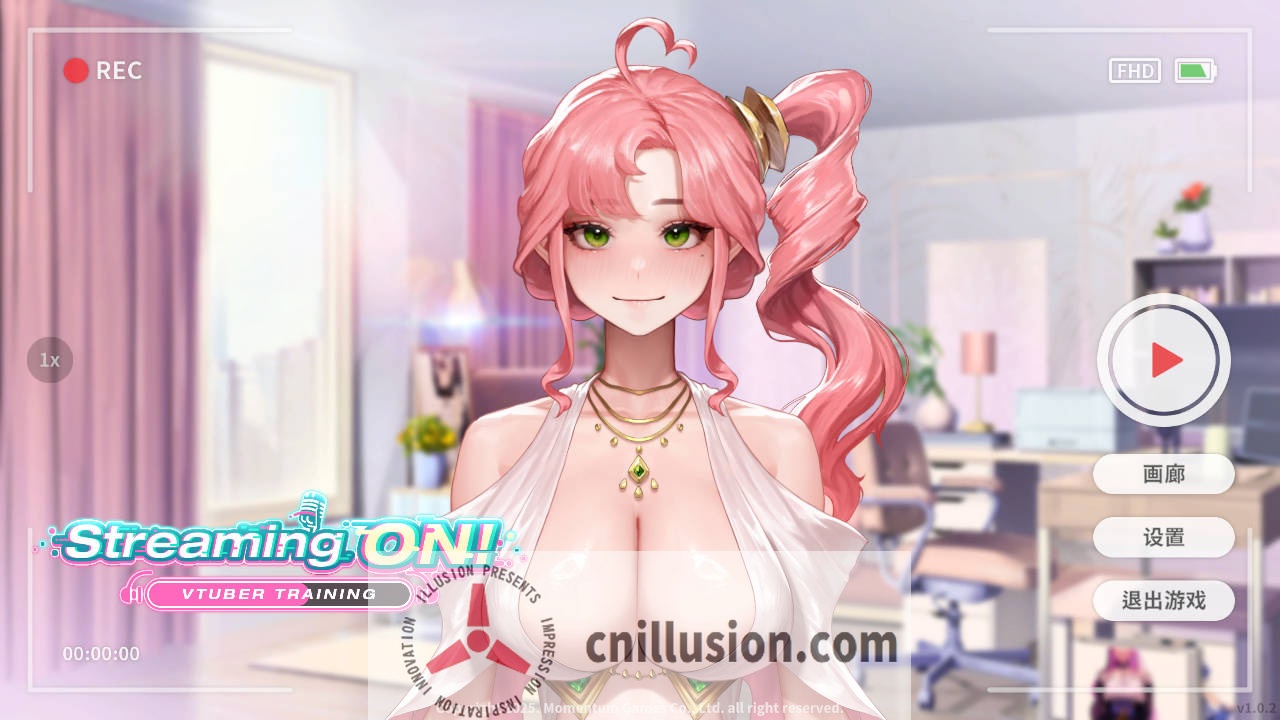 [SLG/官中/动态] 直播开启！Vtuber培训/Streaming ON! VTuber Training Ver1.02 官方中文 [456M/FM/WY