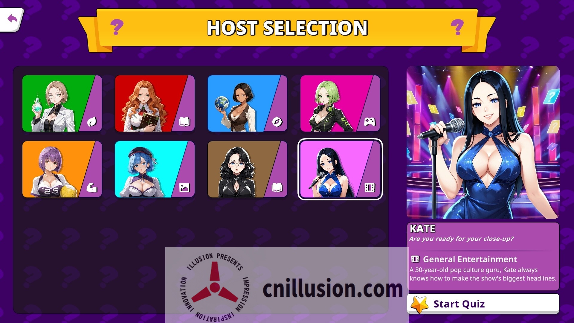 [SLG/官中/动态] 性感问答秀/A Sexy Quiz Show Ver0.8.3 Demo 官方中文 [165M/FM/WY]