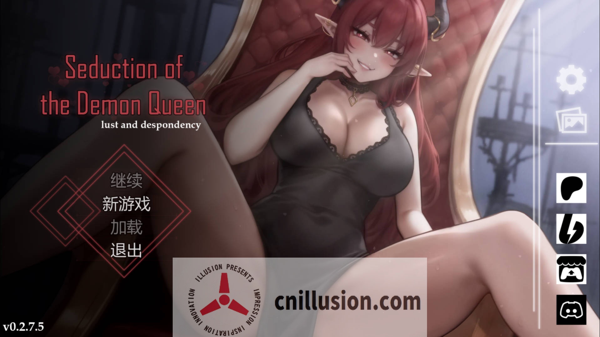[SLG/官中/动态] 恶魔女王的诱惑/seduction of the demon queen Ver0.2.7.5 官方中文 [287M/FM/WY]