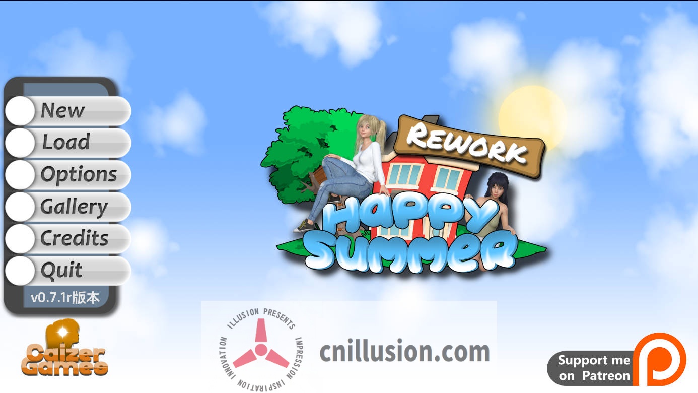 [SLG/汉化/动态] 快乐的暑假/Happy Summer Ver0.7.1r AI汉化 [1.5G/FM/WY]