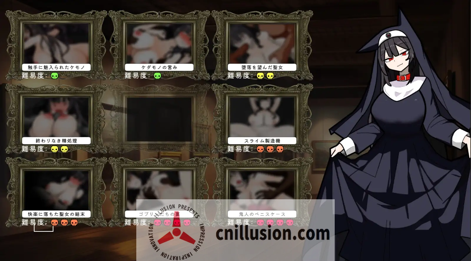 【ACT/双端】艾琳的冒险 ~猎犬修女与奇妙美术馆~/ローグオブアイリン〜猟犬シスターと奇妙な美術館〜 Ver1.1 【300M】【微云网盘/直链】