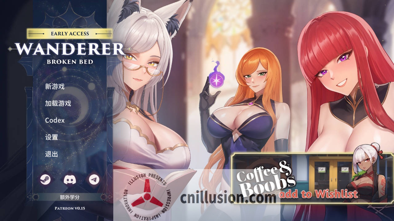 [SLG/官中/动态] 异世界浪子：床榻春宫/Wanderer: Broken Bed Ver0.15.4 官方中文 [962M/FM/WY]